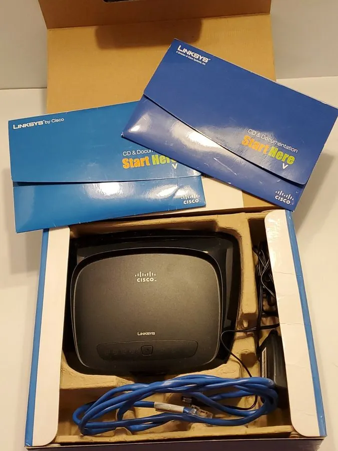 Маршрутизатор WRT54GS2 Linksys 2.4GHz 4-Port RJ-45 54Mbps Fast Ethernet IEEE 802