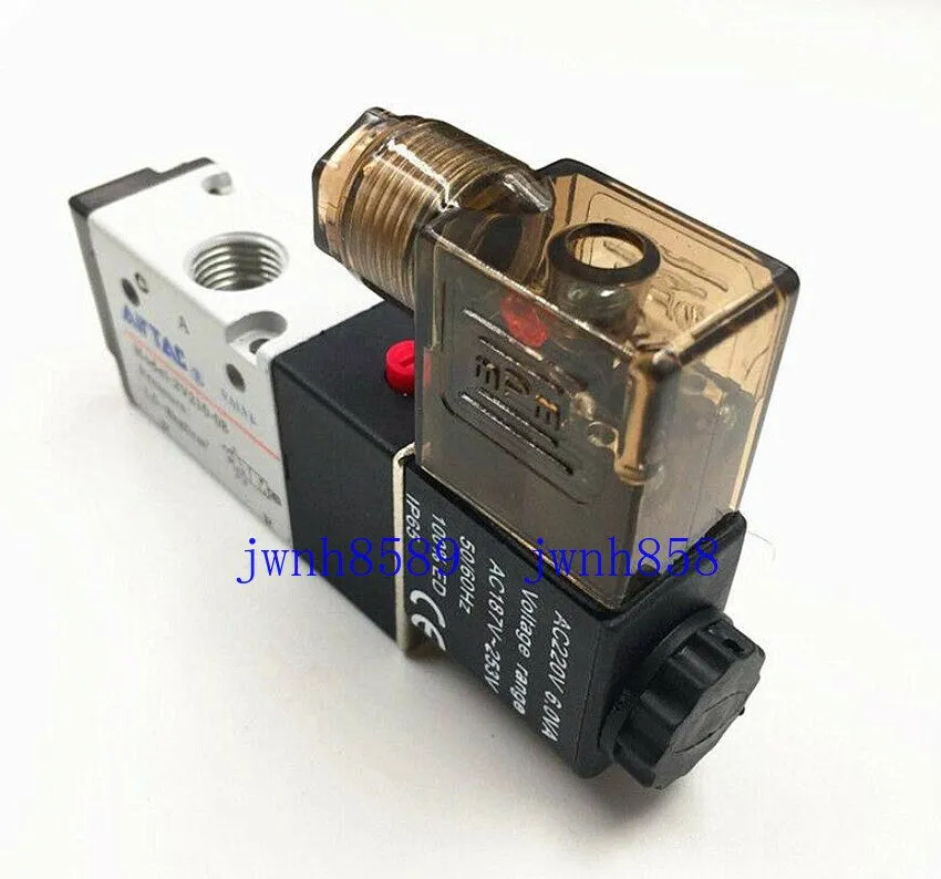 Электромагнитный клапан Solenoid Valve 3/2 way 1/4"PT Normally Closed Pneumatic 