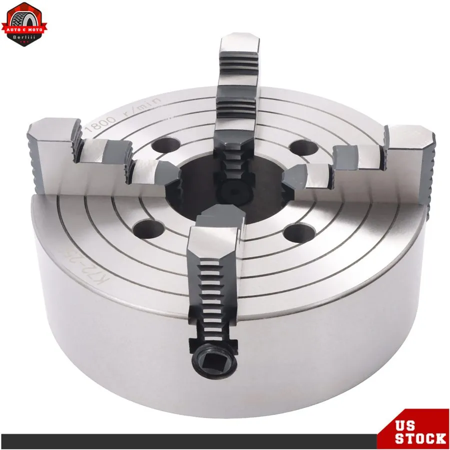 Режущий инструмент LABLT 10" K72-250 4-Jaw Lathe Chuck 0.6-9.84in Clamping Range — фото лота 2