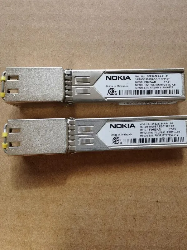 Трансивер Nokia 3FE28784AA MREV 01 SFP 10/100/1000Base-T VAI2AAYDAA Transceiver