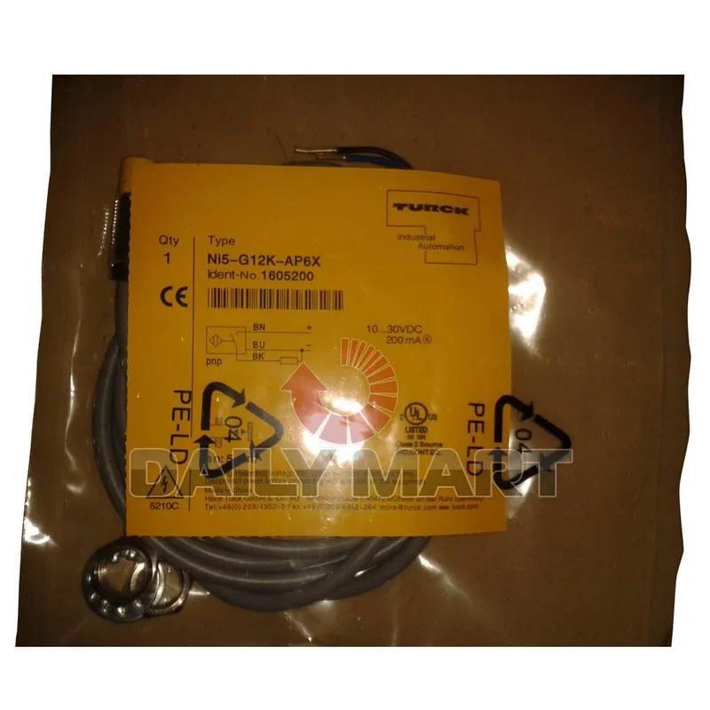 Датчик приближения 1QTY ONES TURCK NI5-G12K-AP6X Sensor&Proximity Switch