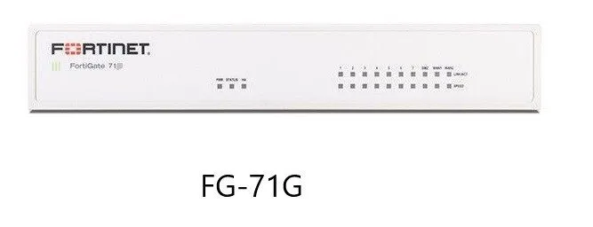Межсетевой экран Fortinet Firewall FortiGate-71G 10 x GE RJ45 7 x Internal ports