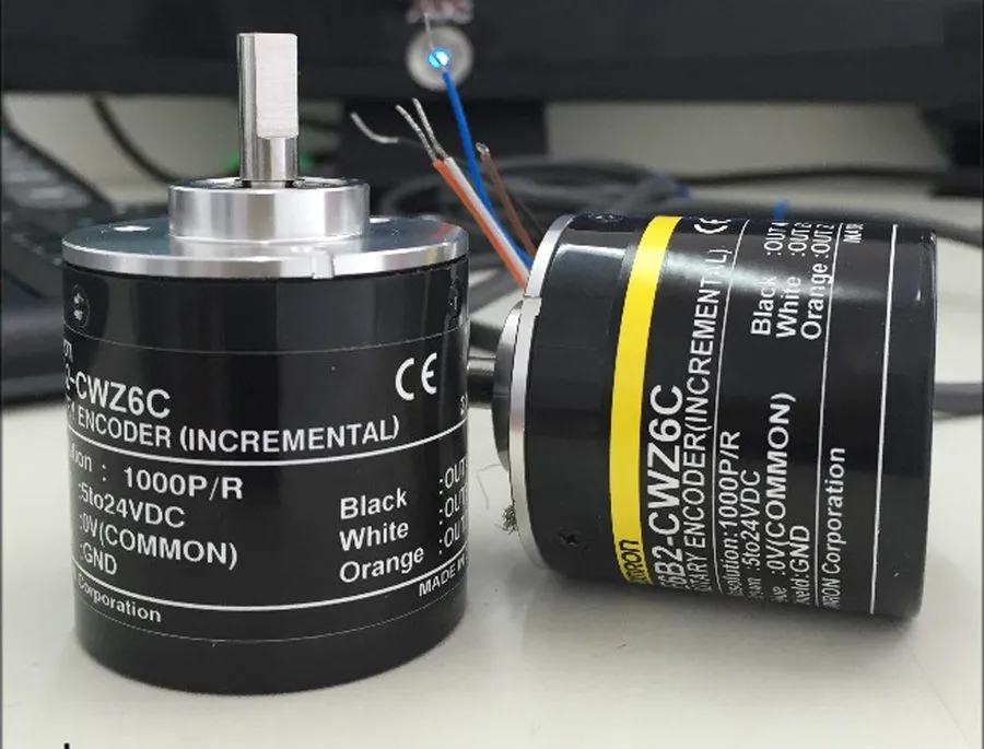 Энкодер 1x OMRON 360P Incremental Rotary Encoder 360p/r 5-24v DC E6B2-CWZ6C NPN