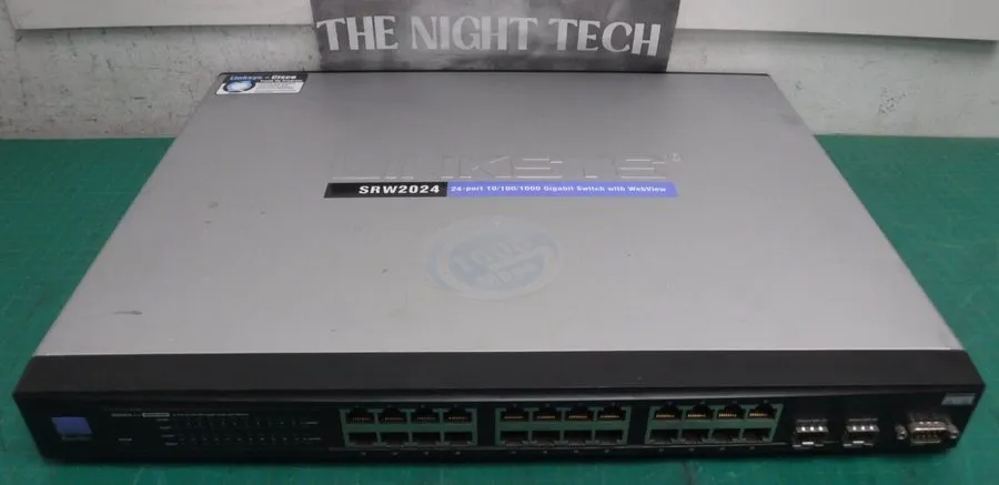 Коммутатор Linksys SRW2024 24 Port 10/100/1000 Gigabit Ethernet Network Switch