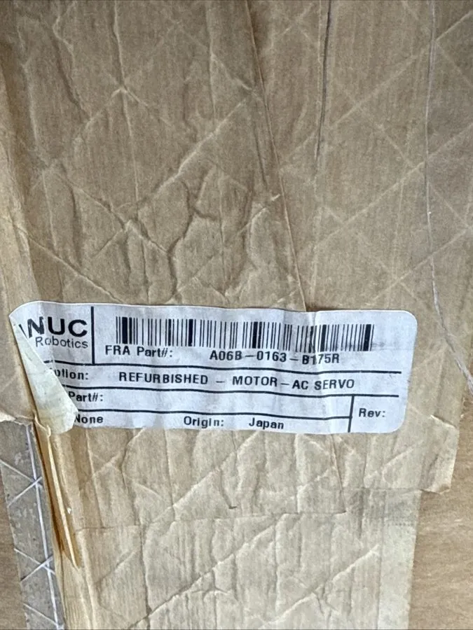 Серводвигатель FANUC AM9/3000 A06B-0163-B175-R AC SERVO MOTOR 1.0kW 161V 3000RPM
