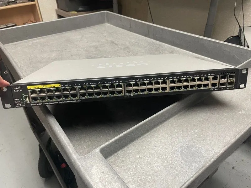 Коммутатор Cisco SG350x 48 Port Stackable Managed Switch — фото лота 1