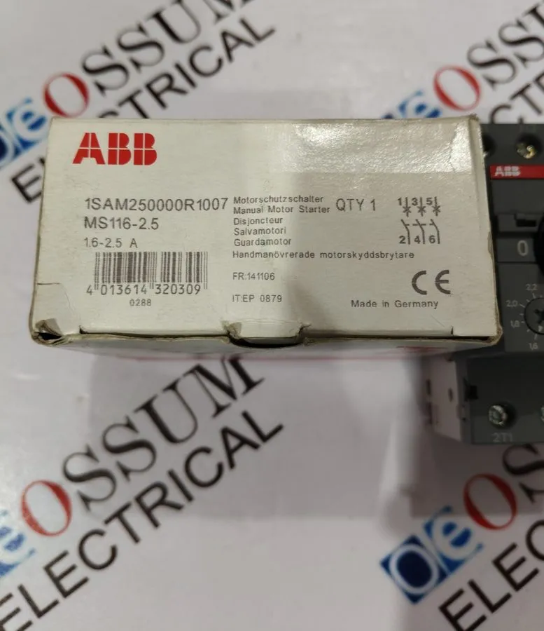 Автоматический выключатель ABB MS116-2.5 1.6-2.5A Motor Protection Circuit Break