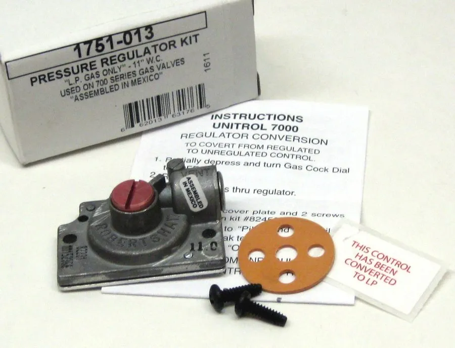 Трубопроводная арматура Robertshaw LP Gas Conversion Pressure Regulator Kit 1751