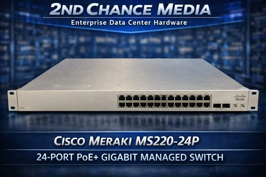 Коммутатор Meraki Cloud Managed MS220 8 Port Gigabit POE Switch