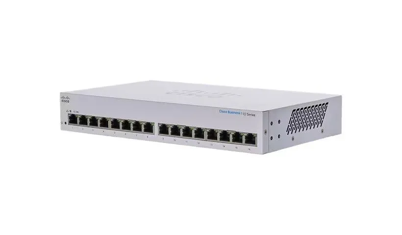 Коммутатор Cisco CBS110-16T-NA Business Unmanaged Switch 16-Port Gigabit