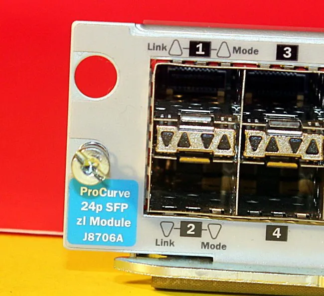 Линейная карта J8706A HP ProCurve 24 mini Gbic Ports ZL Module 5406zl 5412zl 20x