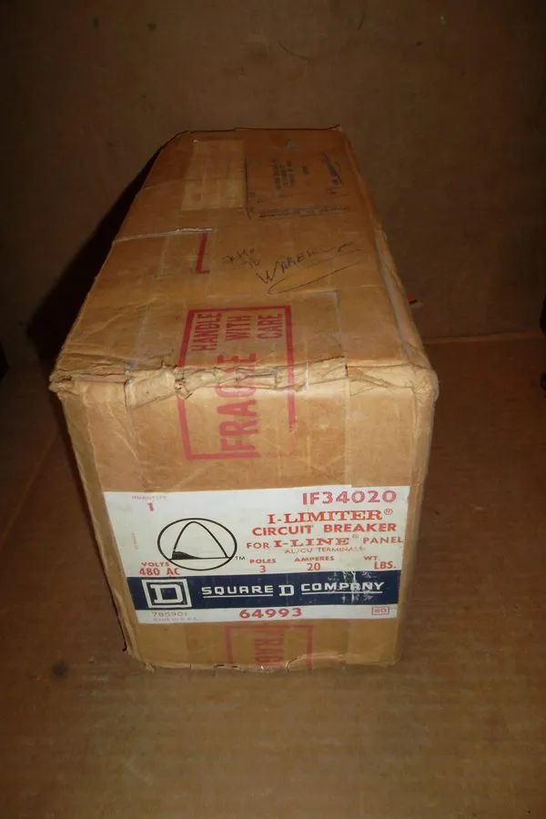 Автоматический выключатель Square D IF34020 20 Amp 3 pole 480V I-Line 200kA Circ