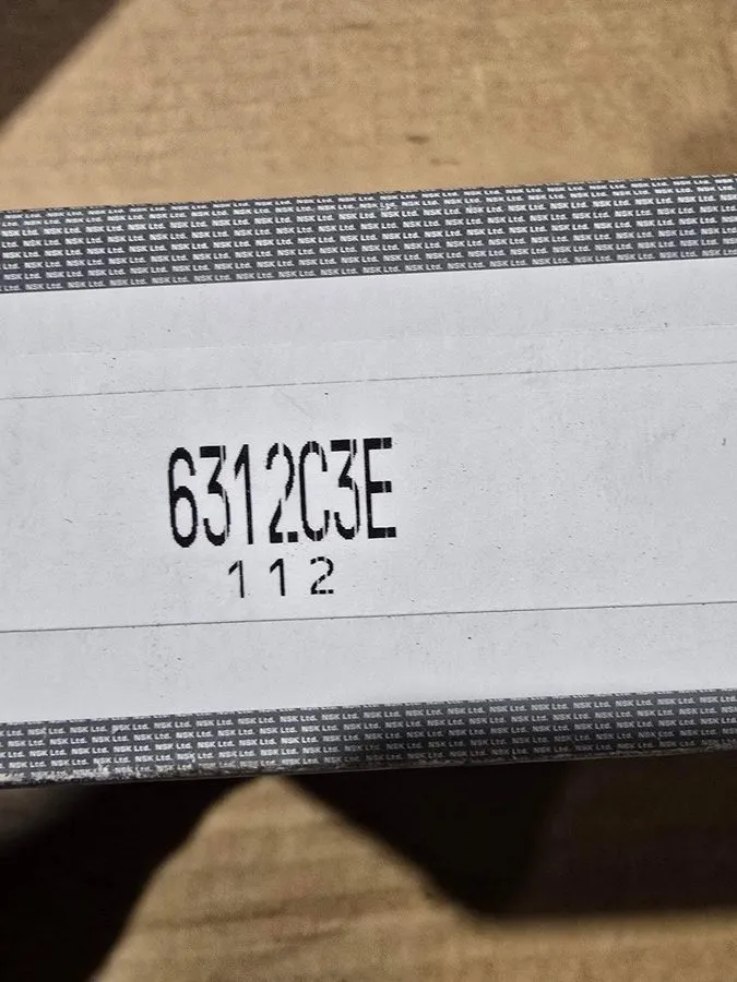 Подшипник 1X SKF 6312/C3 single row deep groove ball bearing