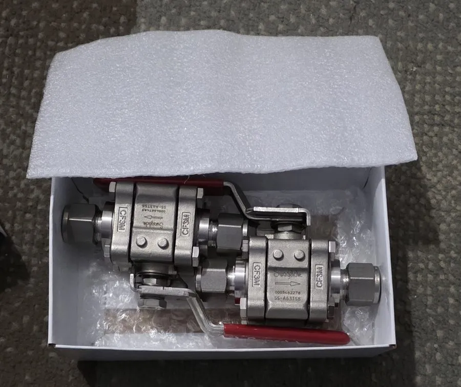 Клапан Swagelok SS-A63TS8 3-Piece 60 Series Fire Series Ball Valve FNSP — фото лота 2