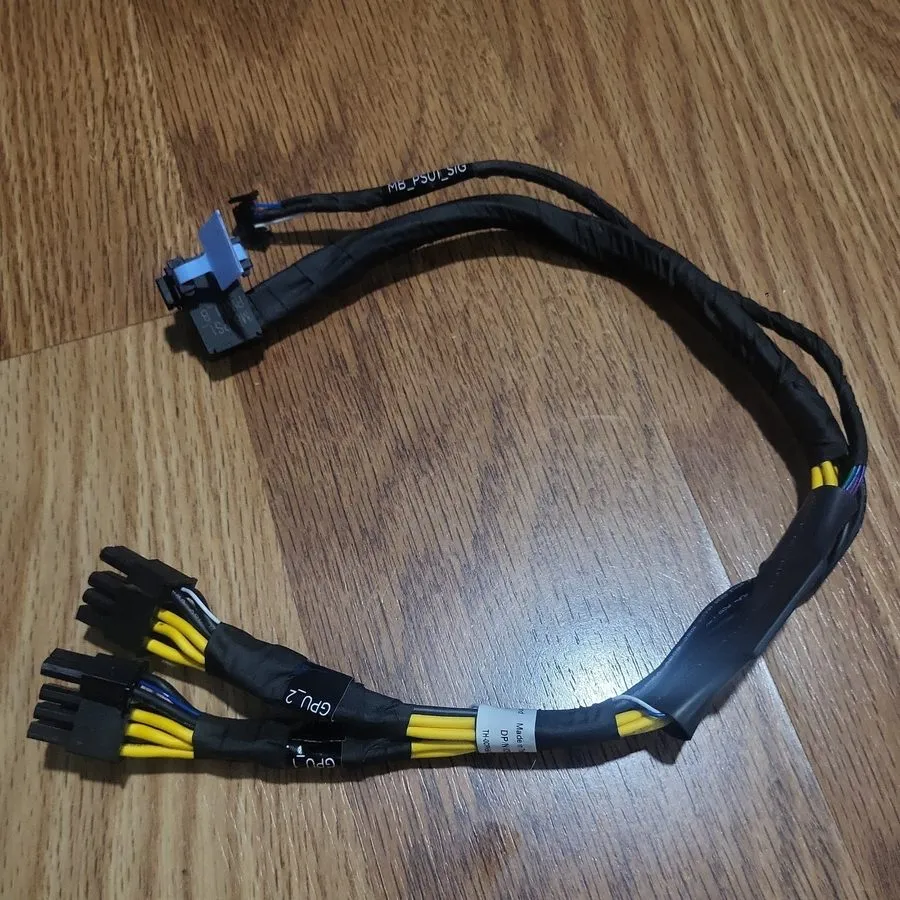 Ускоритель DELL PowerEdge R760 Server GPU Power Riser 1 Dual 8-Port Cable CPH58 — фото лота 1