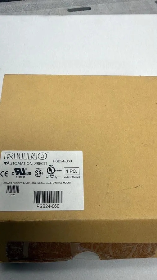 Блок питания Rhino PSB24-060 24VDC 2.5A 60W DIN Rail Power Supply AutomationDire