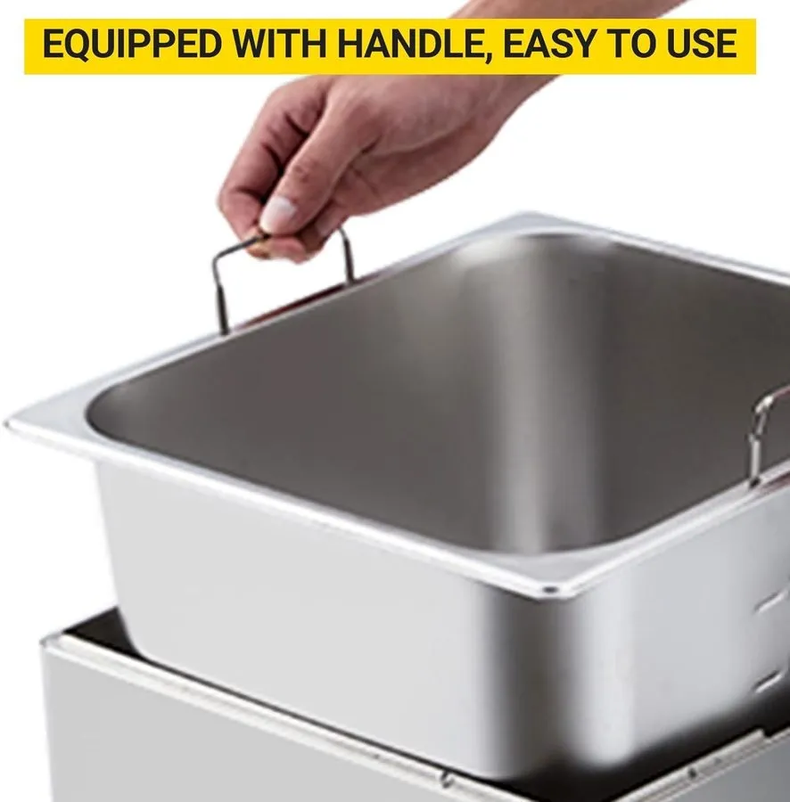 Фритюрница 3400W Commercial Electric Deep Fryer 22L/23.2QT 304 Home & Catering K — фото лота 1