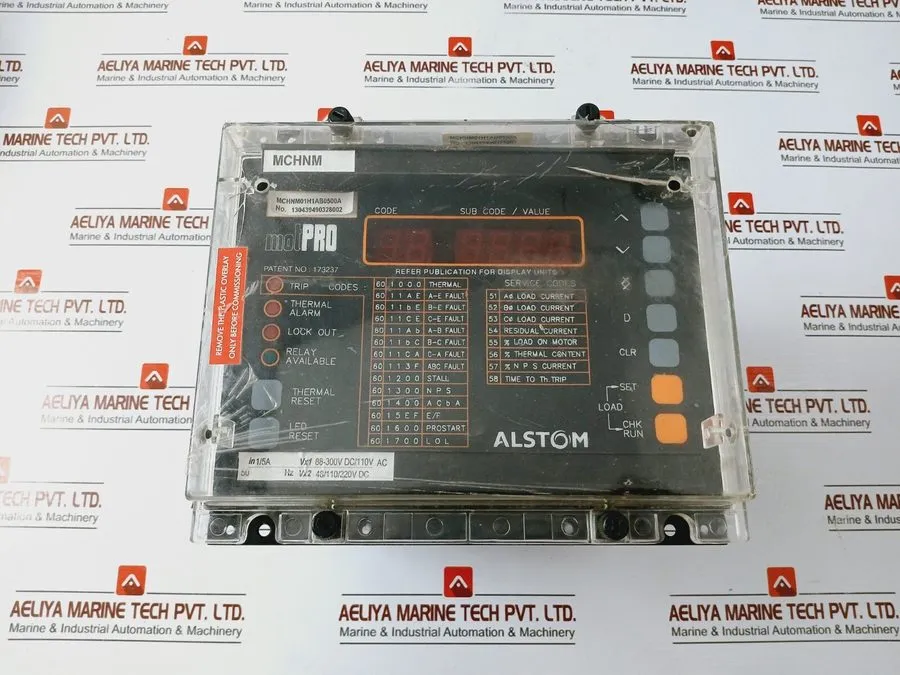 Реле защиты Alstom MCHNM01H1AB0500A Protection Relay 1/5A 50HZ 88-300VDC/110V