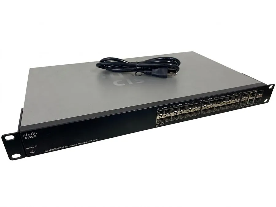 Коммутатор Cisco SG300-28SFP-K9 28-Port Gigabit PoE+ Managed Switch