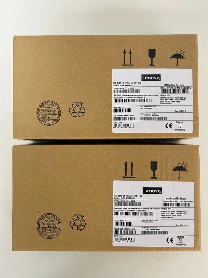 Жёсткий диск Lenovo 1.8TB 4XB7A14114 01PG637 SAS 10K 12Gb SAS 2.5" SFF Hard Driv