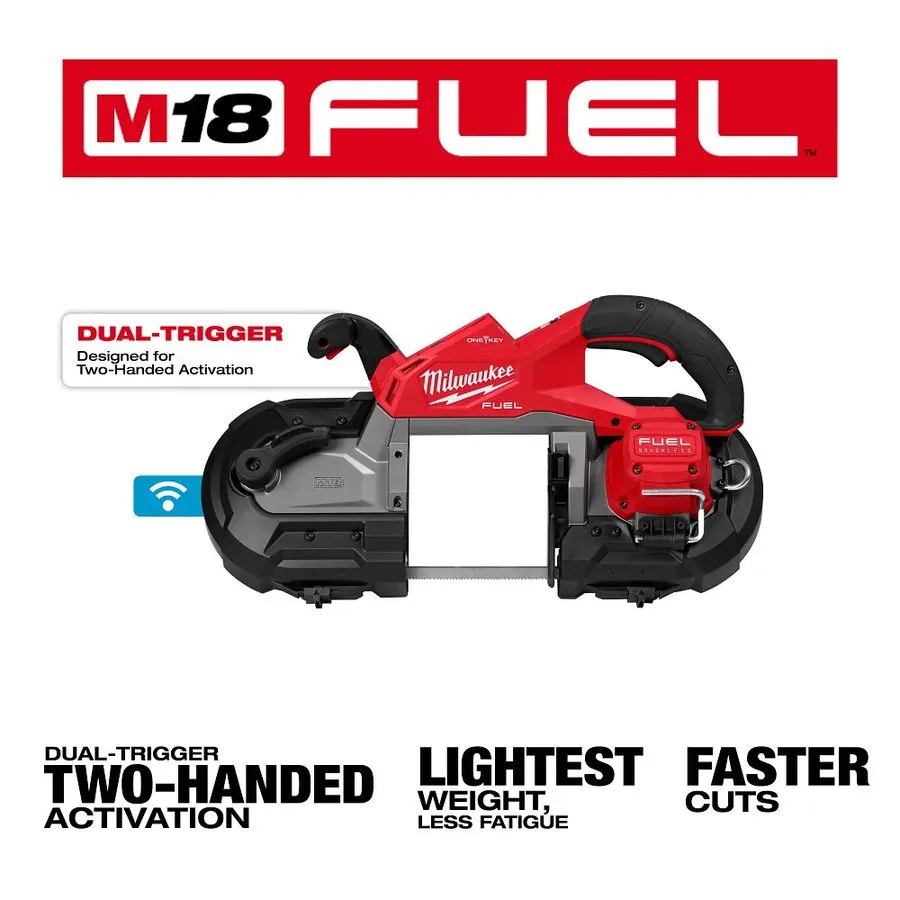Оборудование ЧПУ Milwaukee 2929S-20 M18 FUEL Deep Cut Dual Trigger Band Saw w/ O