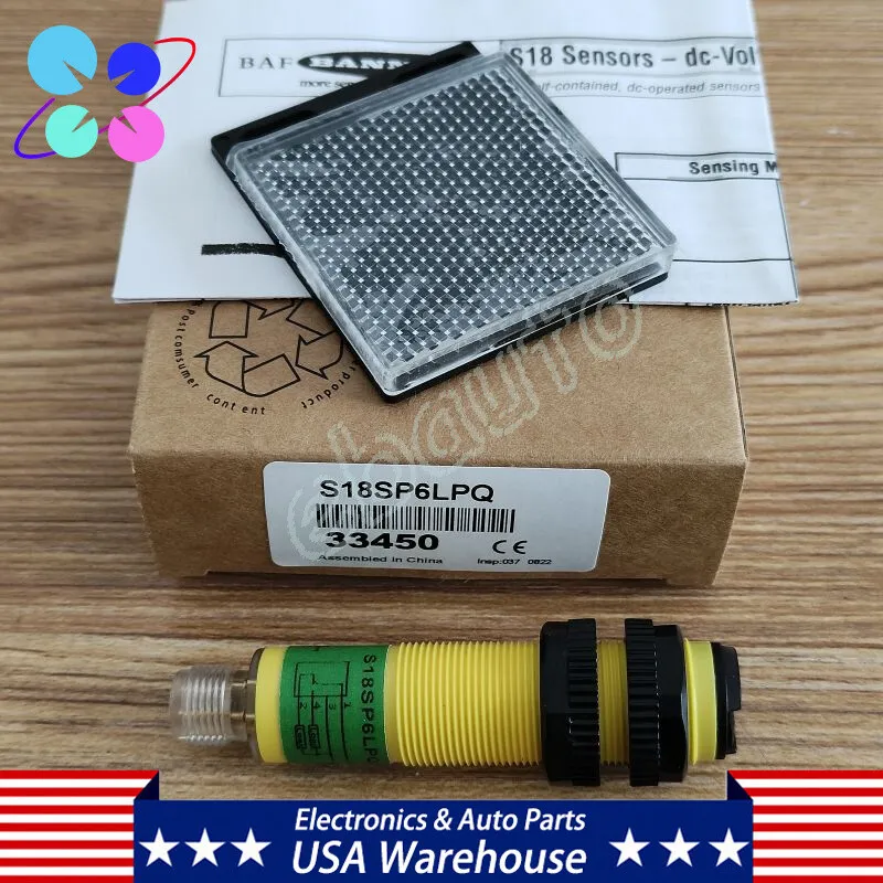 Фотоэлектрический датчик Banner S18SP6LPQ Photoelectric Sensor Diffuse PNP Outpu