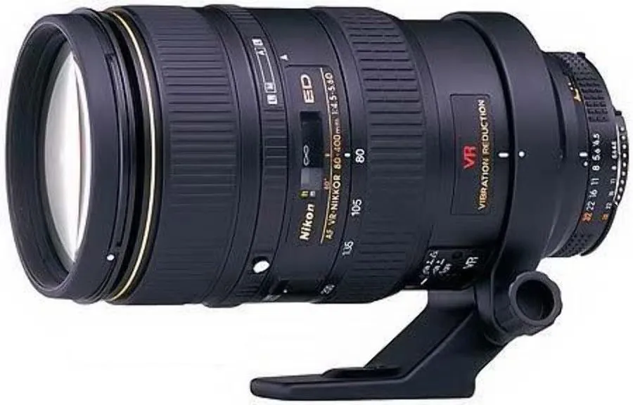 Объектив Nikon AF VR-NIKKOR 80-400mm f/4.5-5.6D VR Telephoto Zoom Nikon F Lens