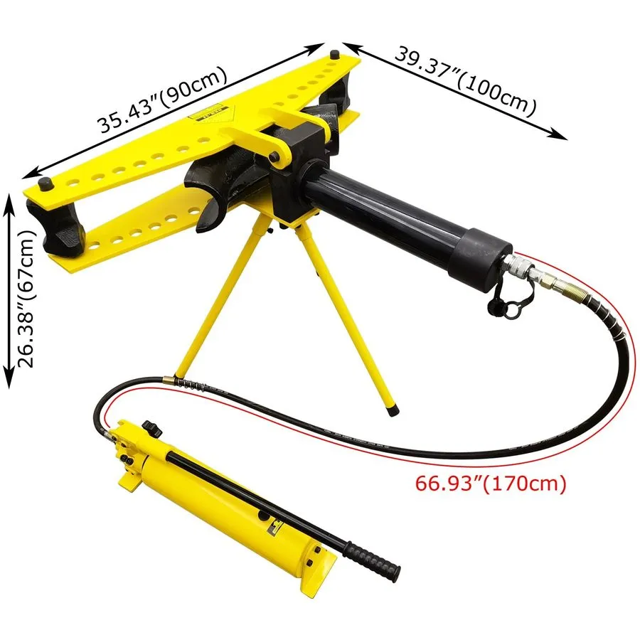 Режущий инструмент Hydraulic Pipe Bender 20Tons 1/2"-3" Round Pipe/Tube Bending 