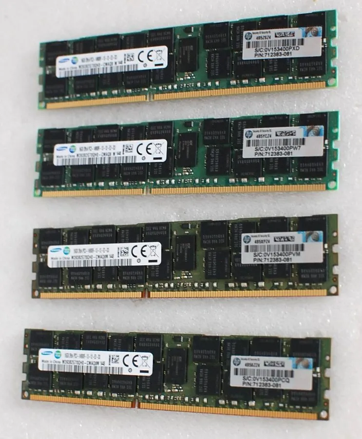 Модуль памяти 64GB (4X16GB) DDR3 1866MHz RAM (712383-081) Mac Pro A1481 (Late 20