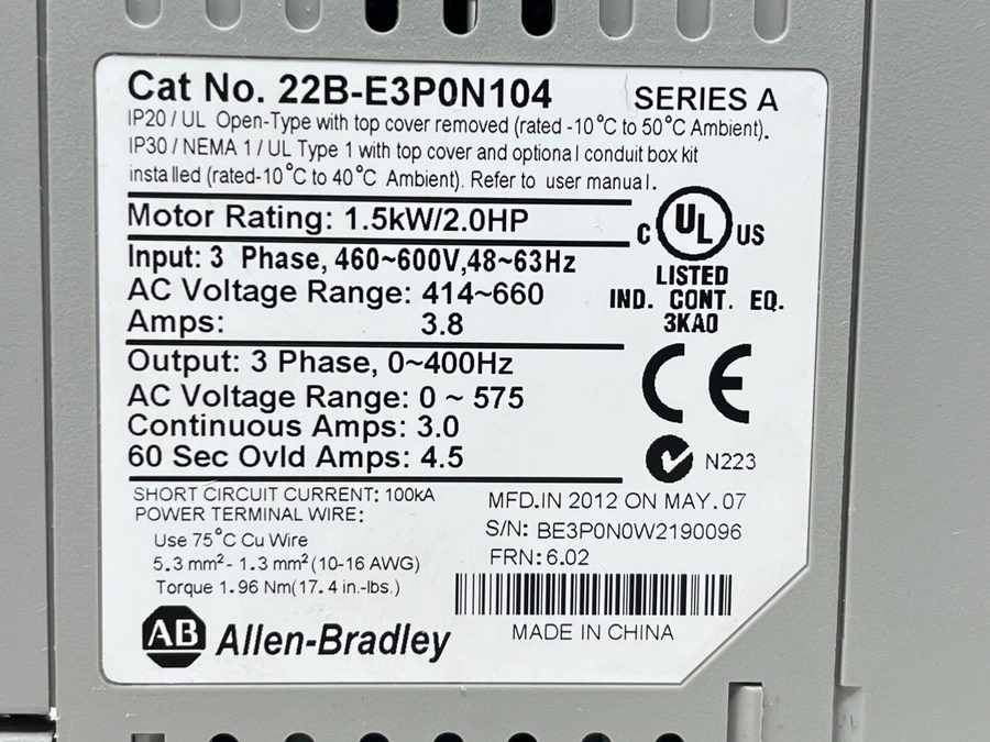 Фото лота 22B-E3P0N104 от продавца №29226
