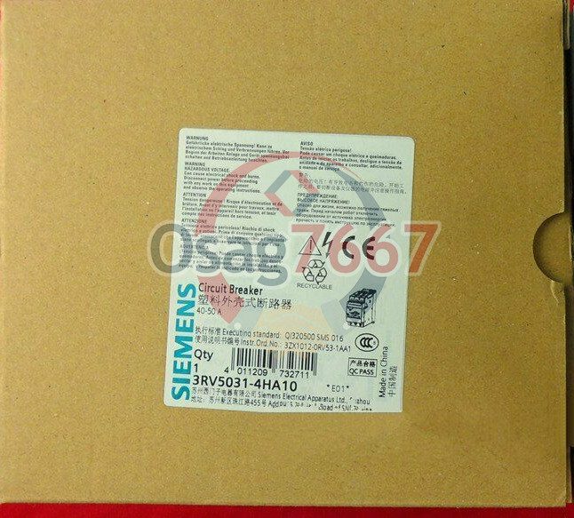 Автоматический выключатель Siemens Motor protection circuit breaker 3RV5031-4HA1