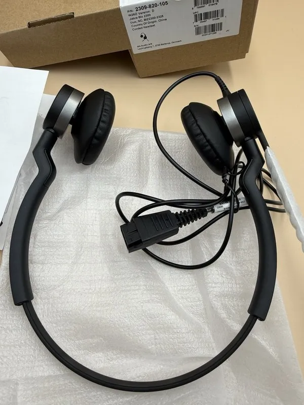 VoIP-шлюз Jabra BIZ 2300 Duo Noise Cancellation Headset 2309-820-105 Quick Disco