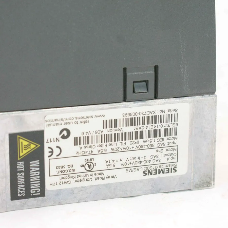 Частотный преобразователь Siemens SINAMICS G120C 1.5kW 6SL3210-1KE14-3AB1 — фото лота 2