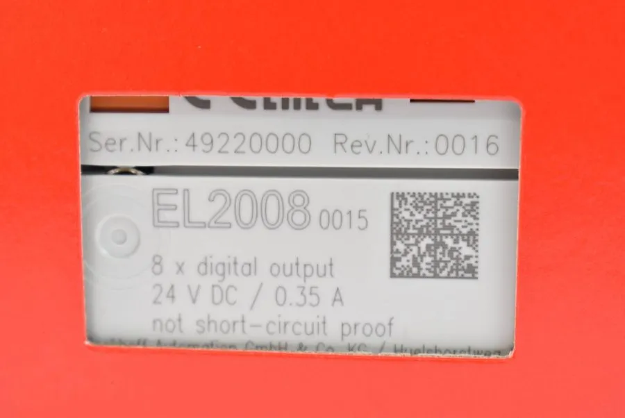 Модуль ввода-вывода Beckhoff EL2008-0015 EtherCAT 8 Channel Digital Output Termi