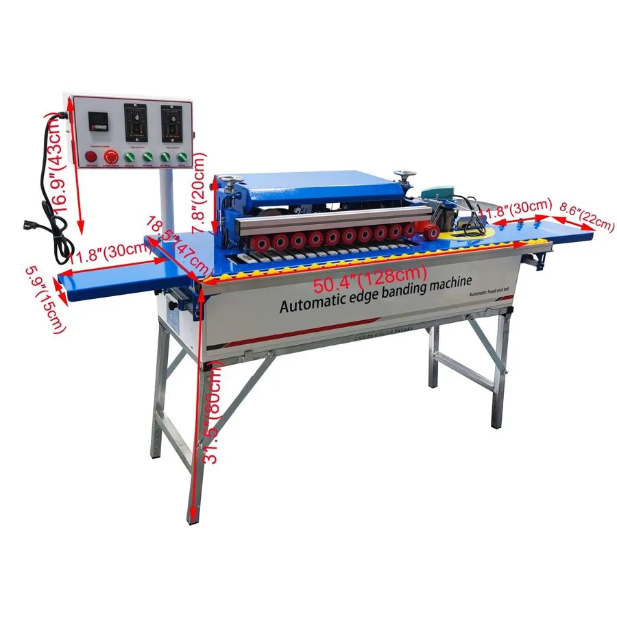 Оборудование ЧПУ TECHTONGDA Desktop Woodworking Edge Bander 0-6m/min Curve Strai