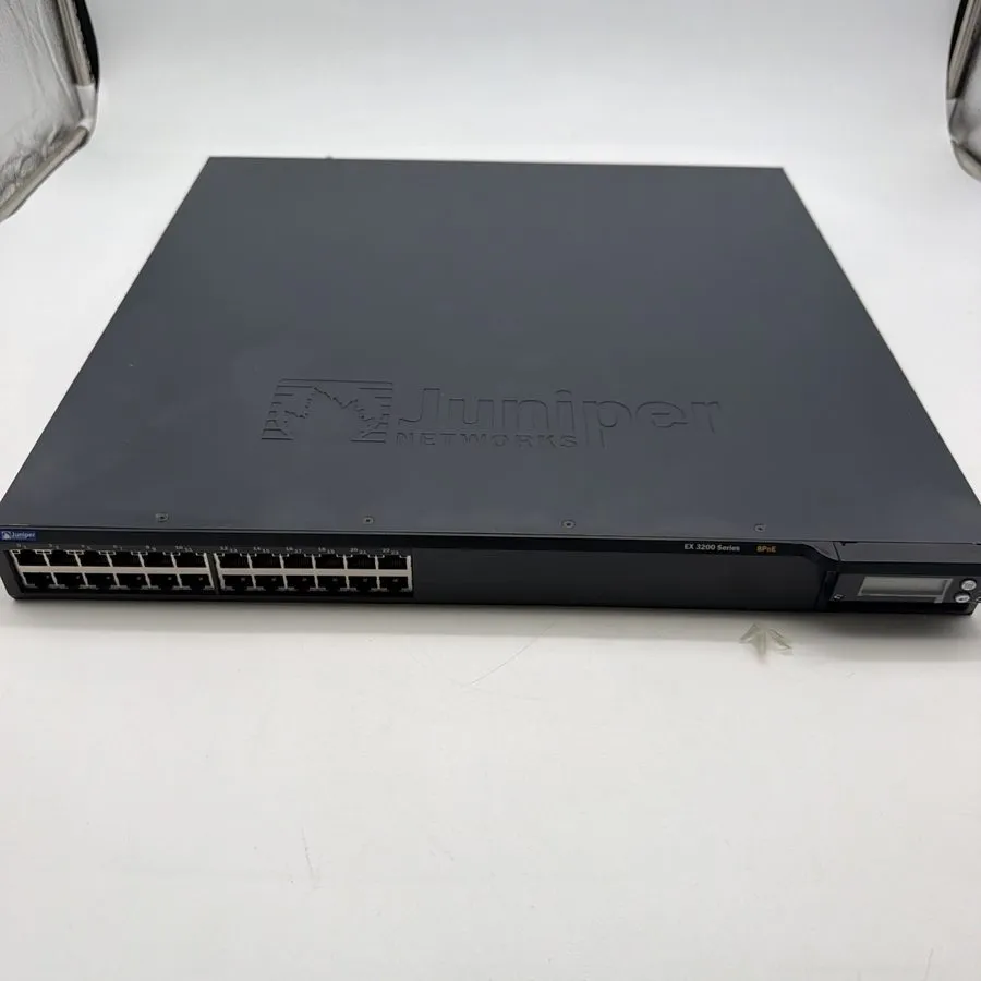 Коммутатор Juniper Networks EX3200-24T 24 Port Gigabit 8 POE 4 SFP Switch — фото лота 1
