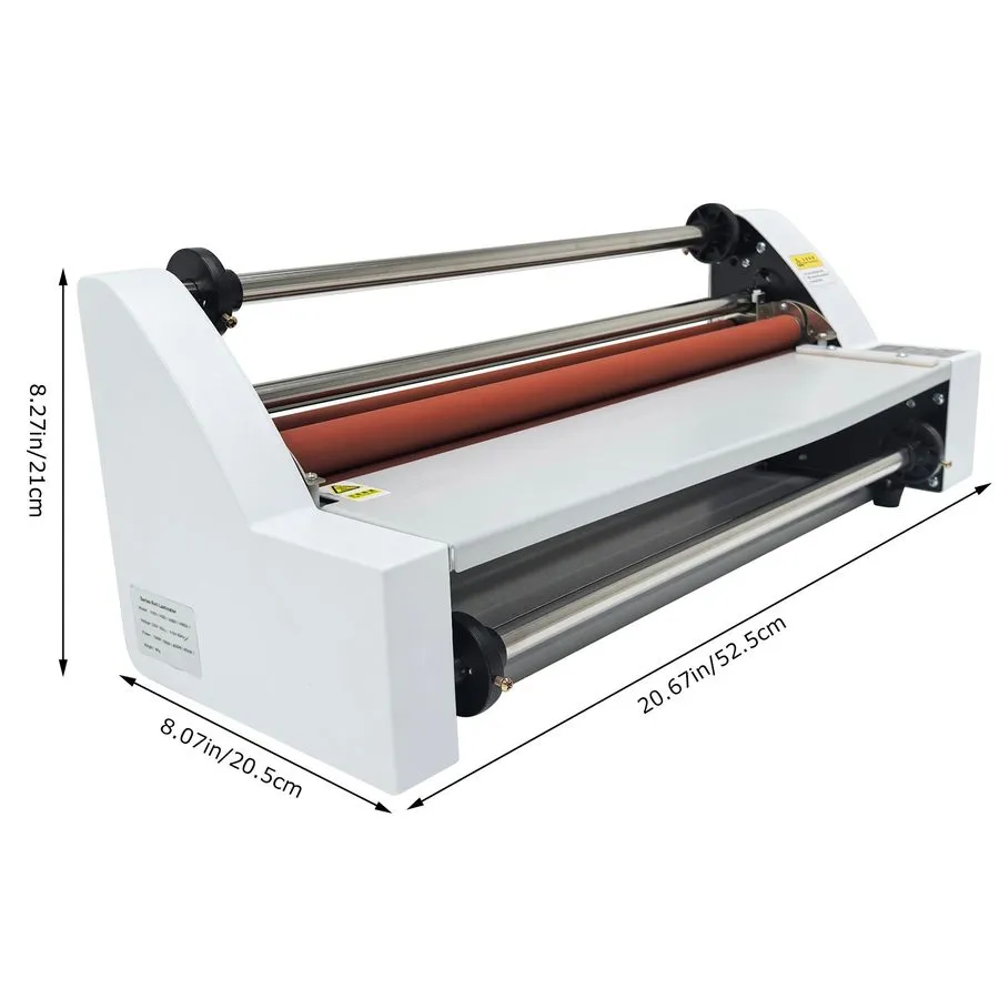 Ламинатор 13.78in Hot Cold Roll Laminator Automatic Laminating Machine single/do