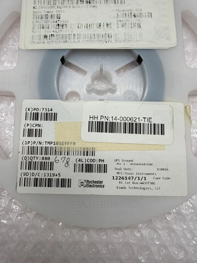Микросхема Texas Instruments TMP103EYFFR Temp Sensor IC Reel Rochester — фото лота 1