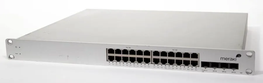 Коммутатор Cisco Meraki MS22P-HW Cloud Managed 24 Port Gigabit PoE Switch UNCLAI
