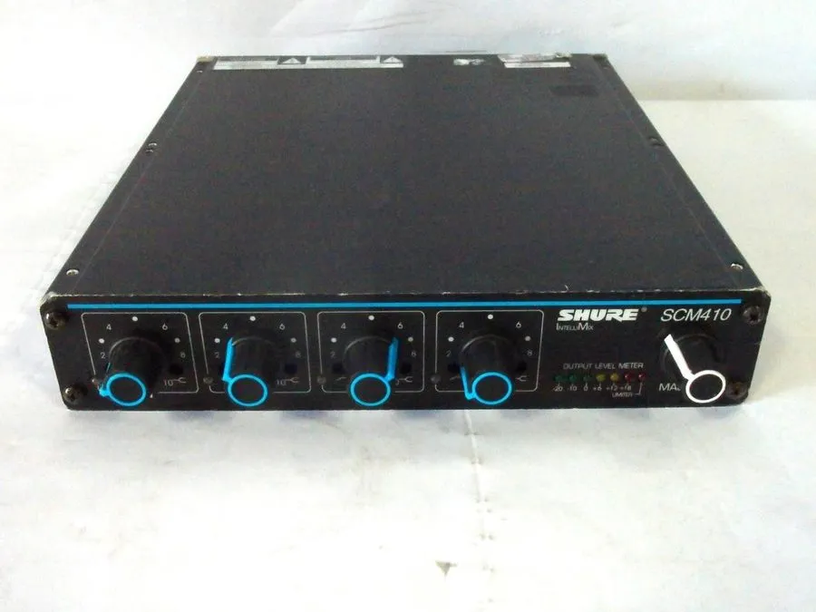 Микшерный пульт Shure SCM410 4-Channel Microphone Mixer