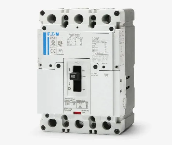 Автоматический выключатель EATON PDG23G0080TFFL 80A 3-POLE PDG2 CIRCUIT BREAKER, — фото лота 1