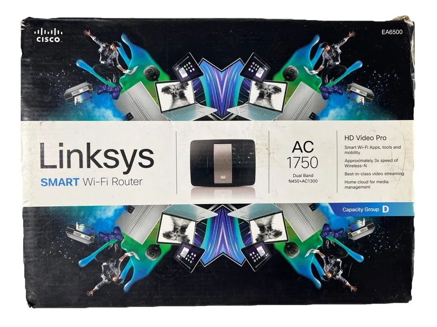Маршрутизатор Cisco Linksys EA6500 Wireless Router USB Dual Band Gigabit 4 Port