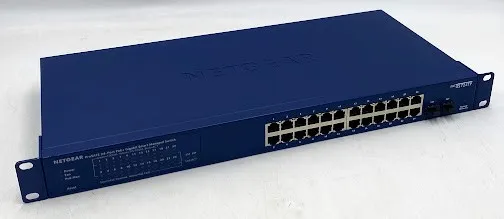 Коммутатор NETGEAR GS724TPv2 ProSAFE 24-port PoE+ Smart Managed Switch AND 2 SFP