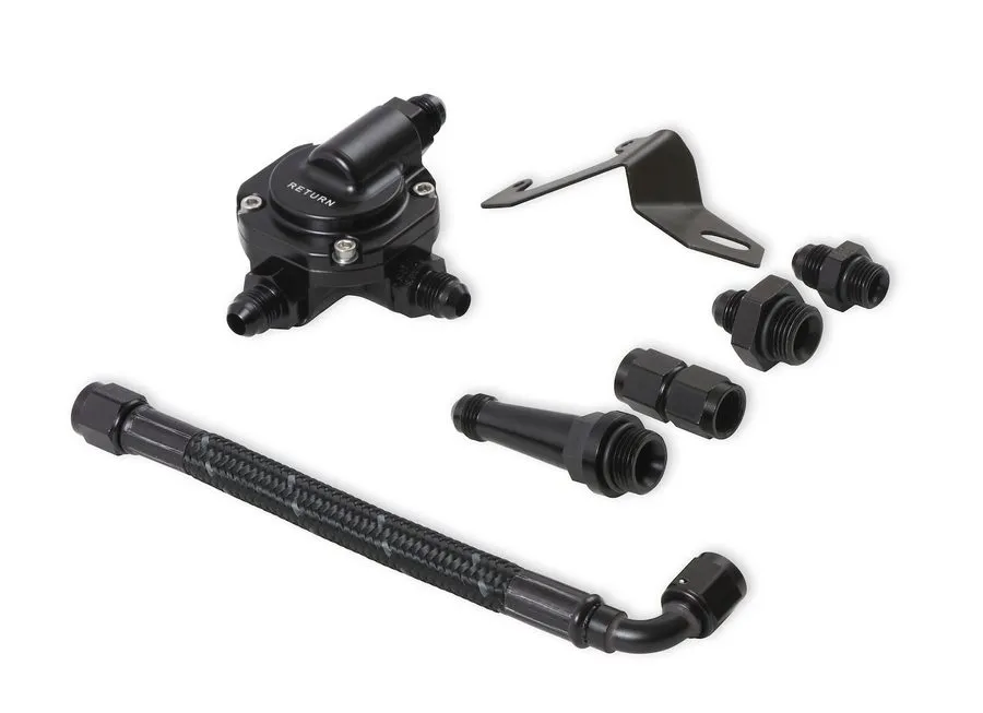 Трубопроводная арматура Holley 534-237 Fuel Crossover Kit with Fuel Pressure Reg — фото лота 1