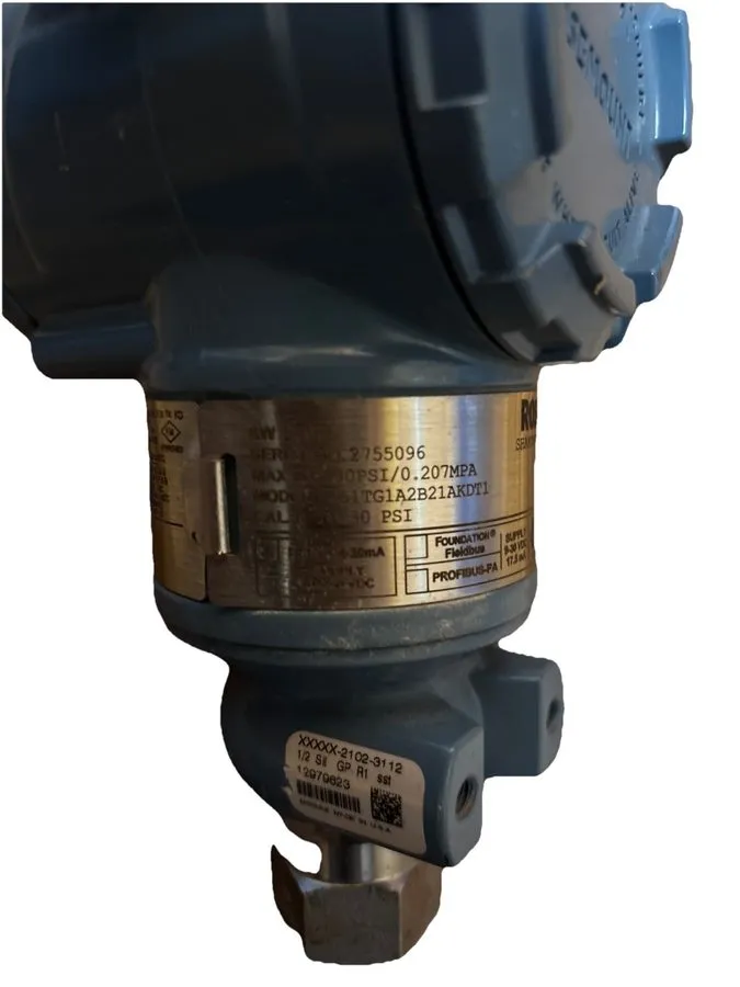 Датчик давления Rosemount 3051 Pressure Transmitter (3051TGA1A2B21AKDT1) — фото лота 1