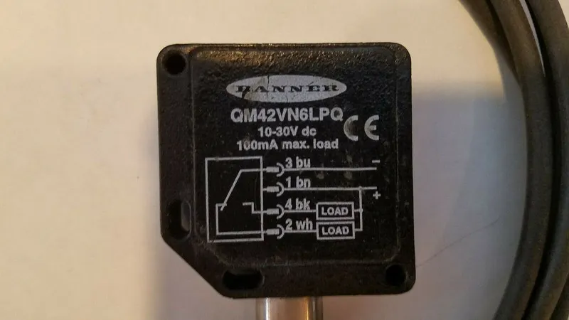 Фотоэлектрический датчик Banner QM42VN6LPQ Photoelectric Sensor 10-30VDC 100mA M