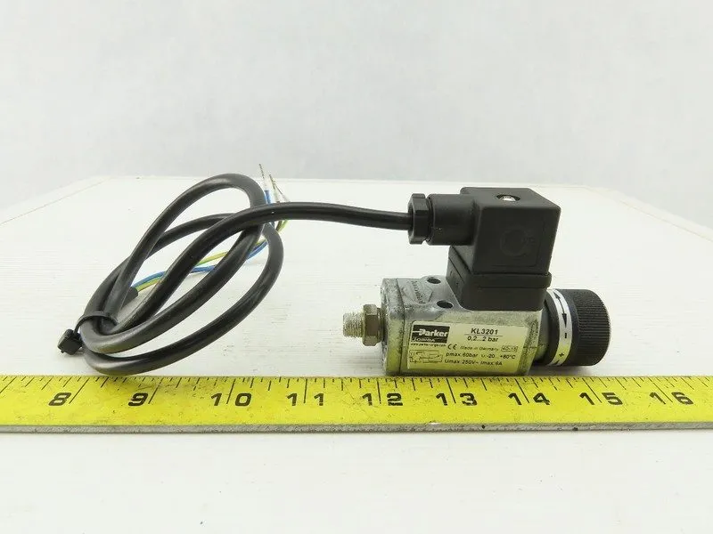 Модуль ввода-вывода Parker KL3201 Adjustable Pneumatic pressure Switch 0.2 To 2 