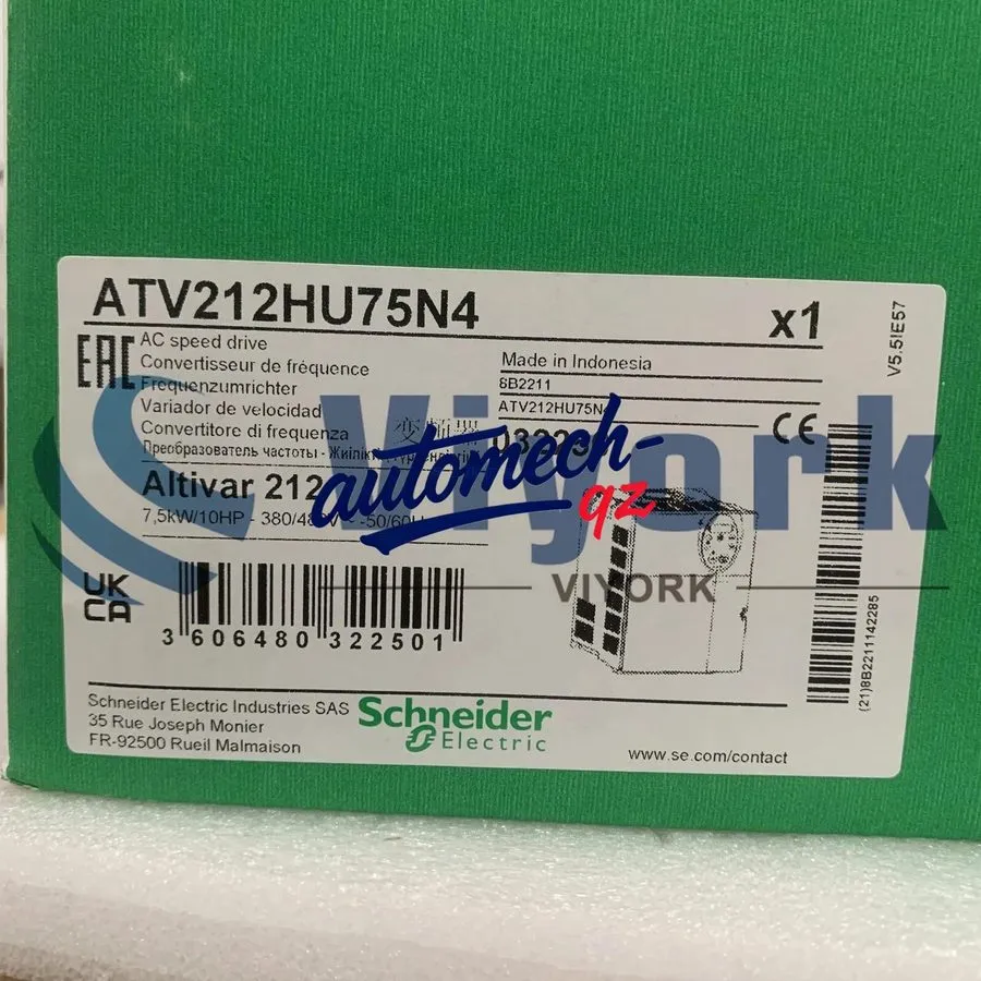 Частотный преобразователь Schneider ATV212HU75N4 DRIVE ALTIVAR 212 VARIABLE SPEE