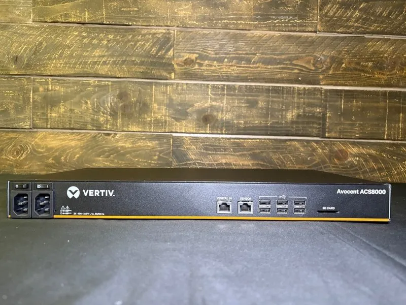 Сервер Vertiv Avocent ACS8000 16-Port Serial Advanced Console Server Acs8016sac