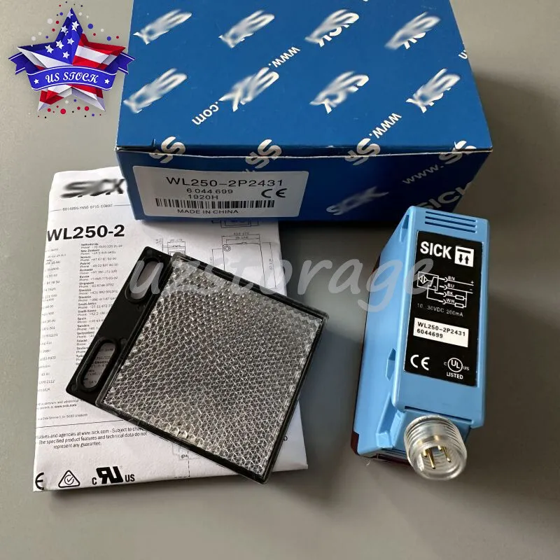 Фотоэлектрический датчик SICK WL250-P430 Photoelectric Retro-Reflective Sensor ,